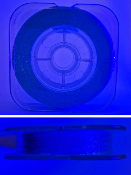 Eagenset Ultraviyole UV Neon Mavi Kristal Damla Çapari Simi Makarada - 4