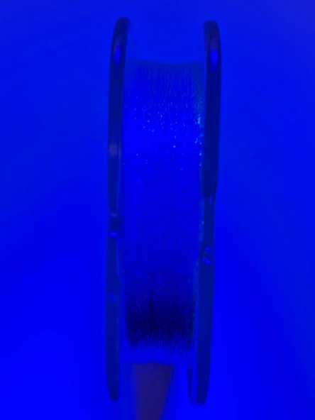 Eagenset Ultraviyole UV Neon Mavi Kristal Damla Çapari Simi Makarada - 11