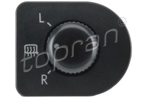 Topran 114284001  755 Ayna Ayar Kumanda Düğmesi Isıtmalı Siyah-01C Bora-Golf IV-Passat