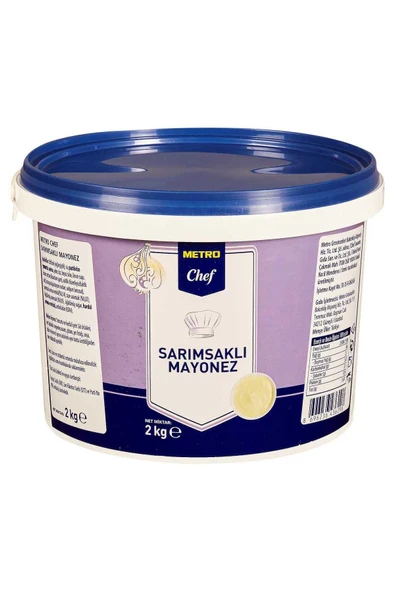 Metro Chef Sarımsaklı Mayonez 2Kg