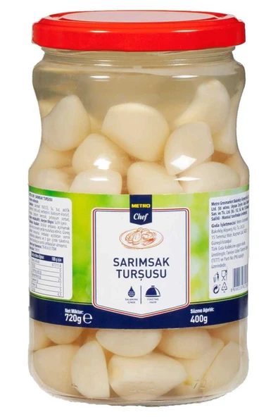Metro Chef Sarımsak Turşusu 720CC - Resim 3