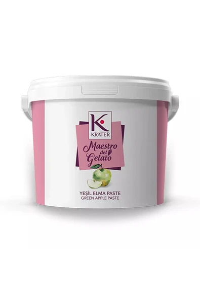 Krater Yeşil Elma Dondurma Paste 3 Kg ürün görseli