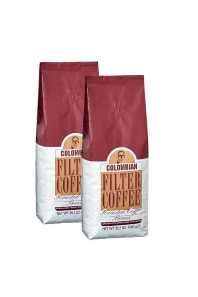 Mehmet Efendi Colombian Çekirdek Kahve 1000 Gr 2 Adet ürün görseli