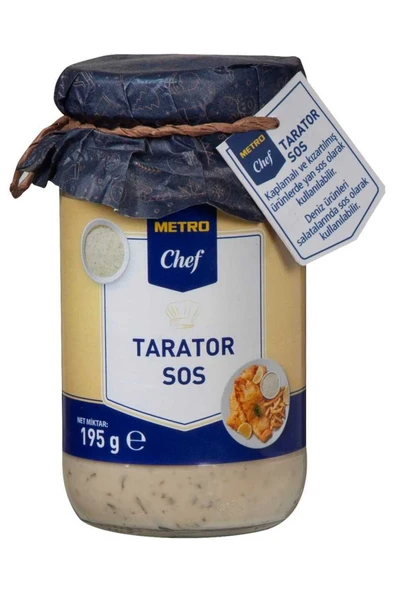 Metro Chef Tarator Sos 195G Mutfak Şef Yemeklik Sofralık