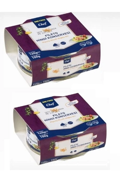 Metro Chef Chef Hindi Fileto 160g 2 Paket