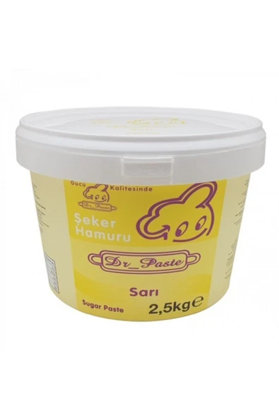 Dr.Paste Dr Paste Sarı Şeker Hamuru 2.5 Kg Jemce326