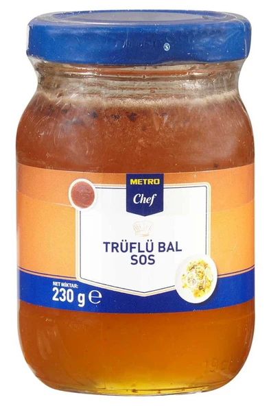 Metro Chef Trüflü Bal Sos 230G Sos Yemek Tatlı Şef Mutfak Konserve Kışlık ürün görseli