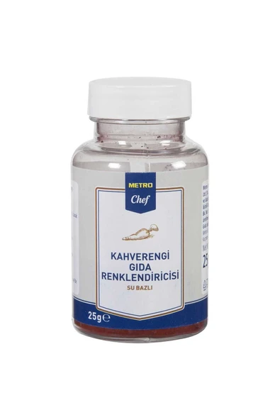 Metro Chef Su Bazlı Kahverengi Gıda Renklendiricisi ürün görseli