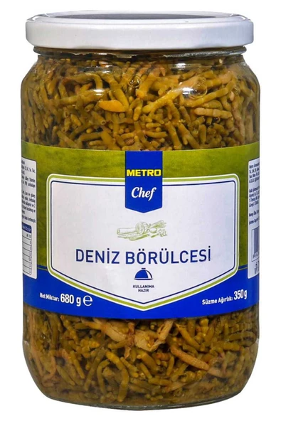 Metro Chef Deniz Börülcesi 680G Sos Yemek Tatlı Şef Mutfak Konserve Kışlık Turşu ürün görseli