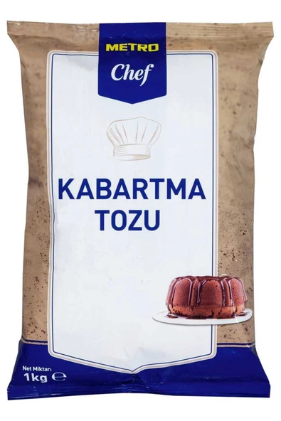 Metro Chef Kabartma Tozu 1KG Pastacılık Pasta Tatlı Mutfak Şef