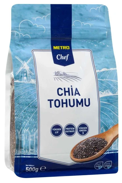 Metro Chef Chıa 500G Tohum Bakliyat Baklagil