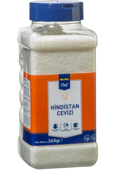 Metro Chef Hindistan Cevizi 365G Mutfak Şef Pasta Tatlı Tuzlu Baharat ürün görseli