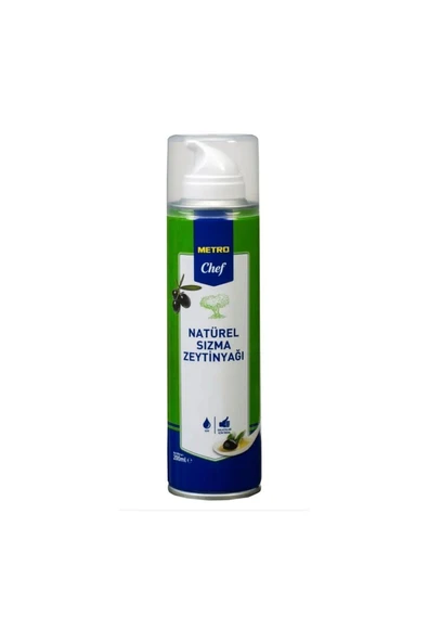 Metro Chef Sprey Natürel Sızma Zeytinyağı - 200 Ml