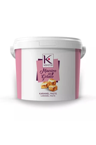 Krater Karamel Aromalı Dondurma Paste 3 Kg
