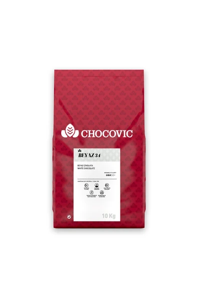 CHOCOVİC 10 Kg. Beyaz Pul Kuvertür (CHW-S2532E-55B-BEYAZ %34) ürün görseli