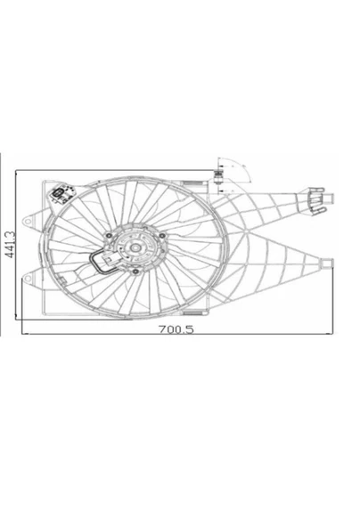 Kale 013501005 Fan Motoru Linea 1.6 Jtd Ac Davlumbazlı Uyumlu ürün görseli 1