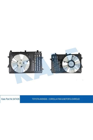 Kale 347435  FAN MOTORU DAVLUMBAZLI YARIS 01-05 A4 3.0 1.8T QUATTR ürün görseli