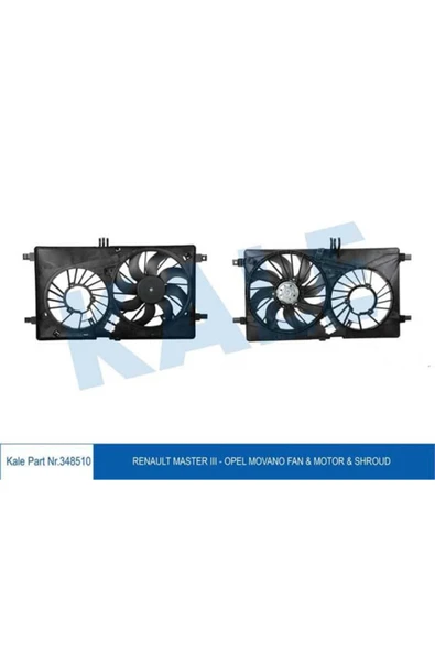 Kale 348510  FAN MOTORU + DAVLUMBAZ MASTER III BÜYÜK TEK TEKER ürün görseli