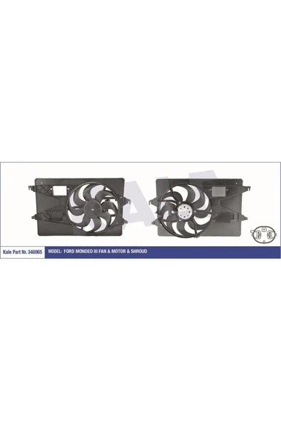 Kale 346965 Fan Motoru Davlumbazlı Mondeo Iıı ürün görseli 1