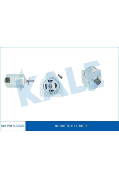 Kale 348480  FAN MOTORU R9 R11 R19 KABLOLU TEK MOTOr ürün görseli 1