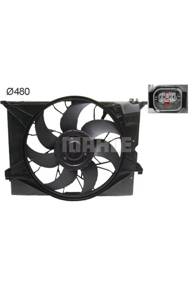 Mahle CFF486000S KNECHT  Fan Motoru W221 C216 S 280 S 300 S 350 S 350 Cgı M 272.946 (Eno:8Ew376791681) ürün görseli