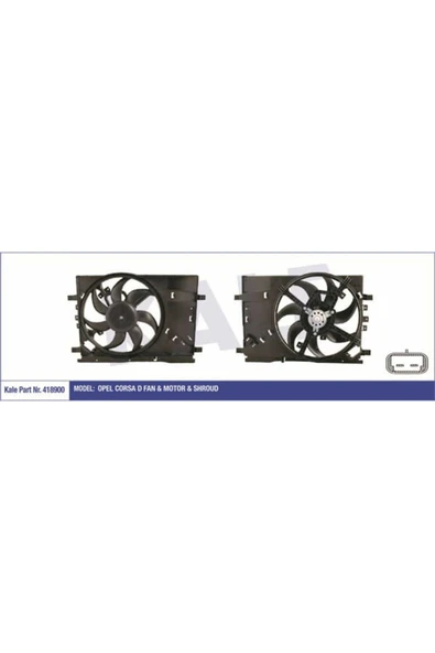 Kale 418900  FAN MOTORU PUNTO III 12- 1.2 1.4 GRANDE PUNTO 05- 1.2 ürün görseli