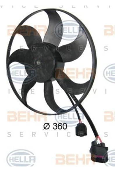 Mahle 8EW351039171 BEHR 8EW351039-171 Fan Motoru Golf Polo Jetta Passat Scırocco Tiguan Caddy Touran A1 A3 Leon Büyük ürün görseli