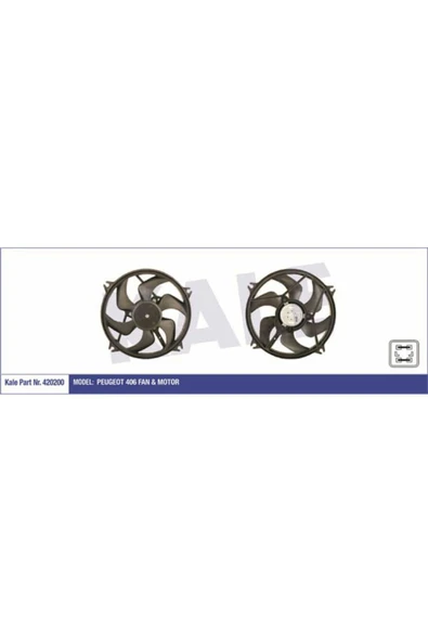 Kale 420200  FAN MOTORU 406 280W-385mm