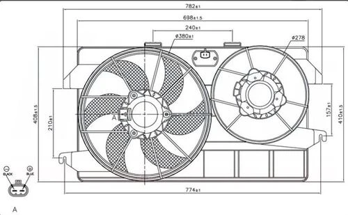 Ori FFR447000 s Ffr447000 Fan Motoru Connect 1.8tdcı 02-07 Klimalı 2t148c607bc
