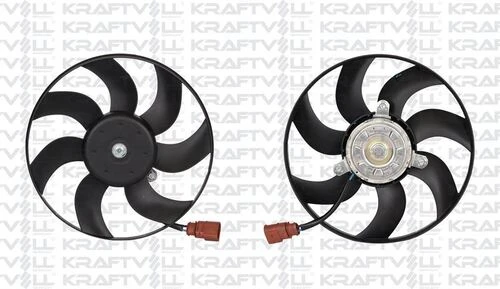 Kraftvoll 08120025  Fan Motoru Küçük Olan 200w 296mm Passat 06-14 3c0959455g ürün görseli