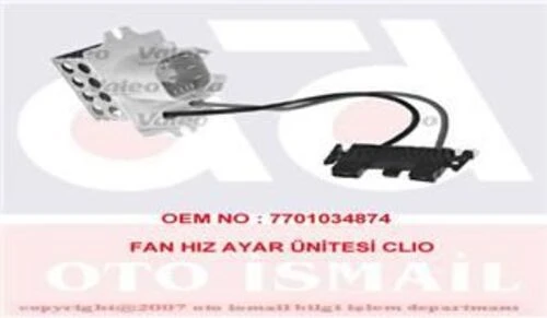 Valeo 509281  Klima Rölesi CLIO I Fan Hız Ayar Ünitesi - 1