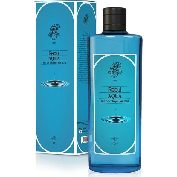 Rebul Kolonya Cam Şişe 250 Cc Aqua - 3