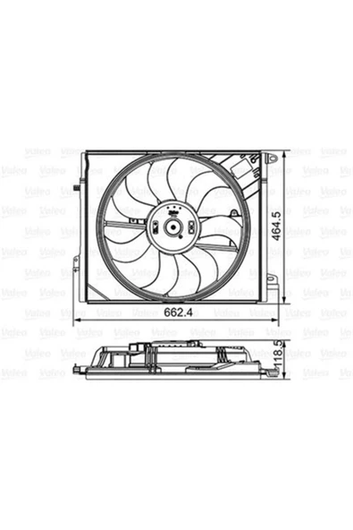 Valeo 696881  Fan Motoru ürün görseli