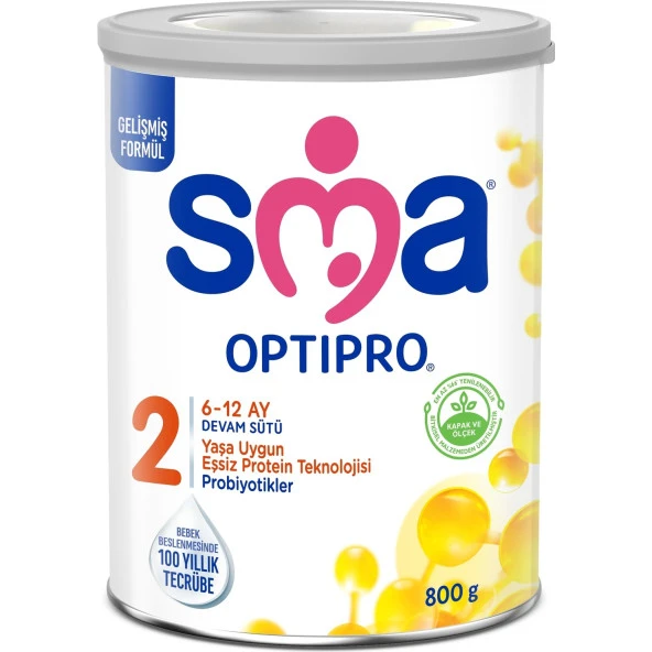 SMA Optipro Probiyotik 2 Bebek Devam Sütü 6-12 Ay 800 Gr
