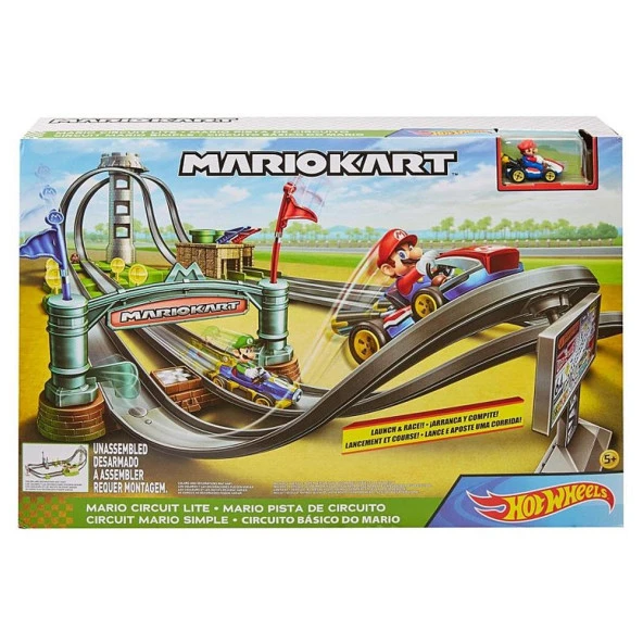 Hot Wheels Mario Kart Çılgın Parkuru Yarış Seti GHK15