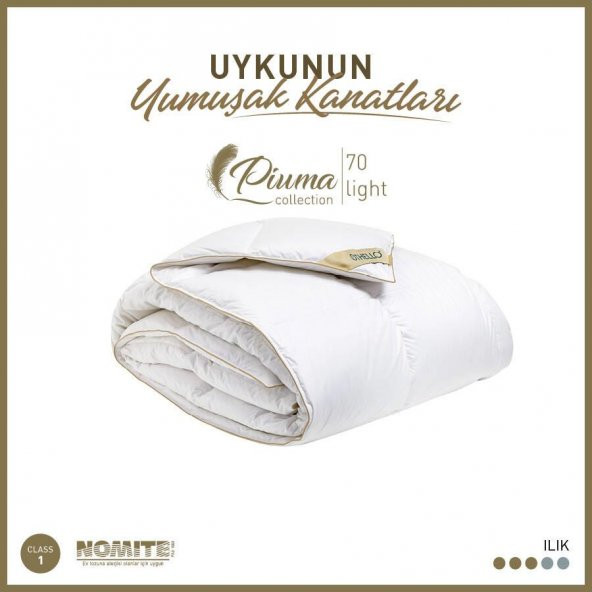 Othello Piuma 70 Light 70 Gıdık Kaz Tüyü Yorgan 155x215 - 4