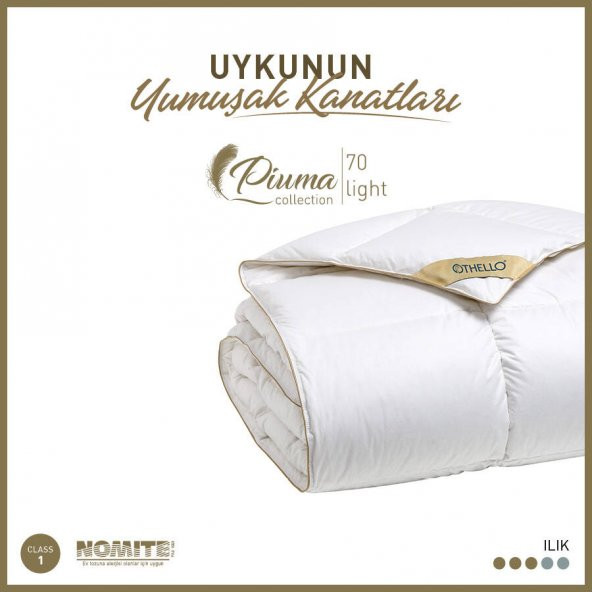 Othello Piuma 70 Light 70 Gıdık Kaz Tüyü Yorgan 155x215 - 5