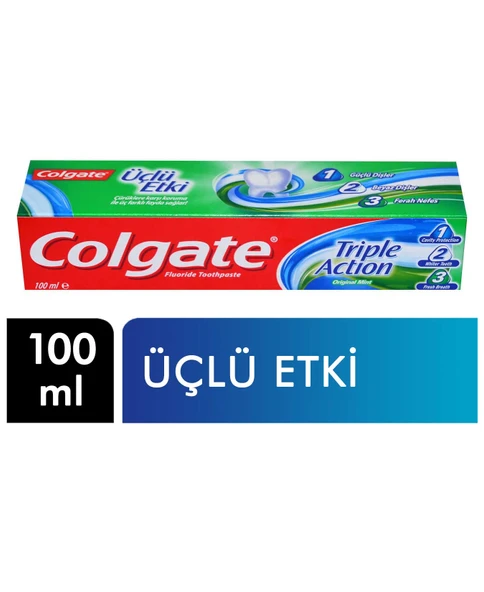 Colgate Üçlü Etki Diş Macunu 100 Ml X 2 ADET - 2