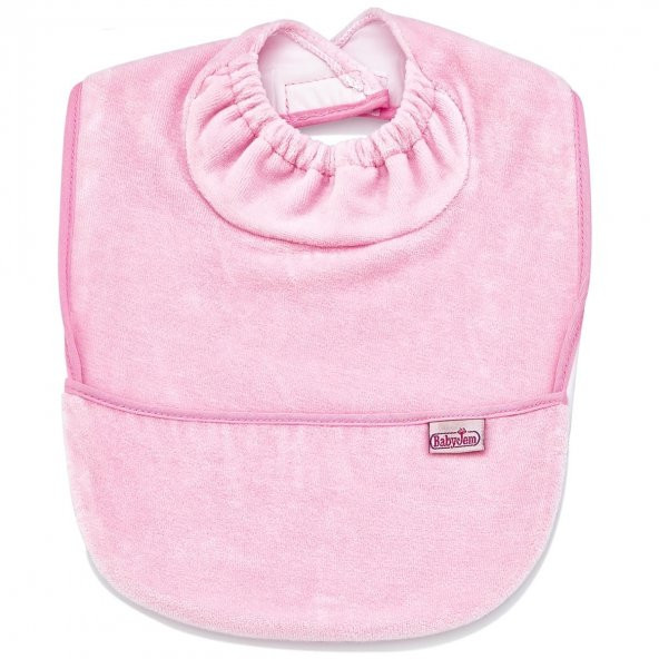 BabyJem Kadife Önlük 375 Pembe