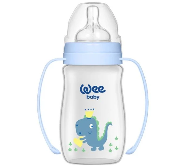 Wee Baby Klasik Plus Geniş Ağızlı Kulplu PP Biberon 250ml 138