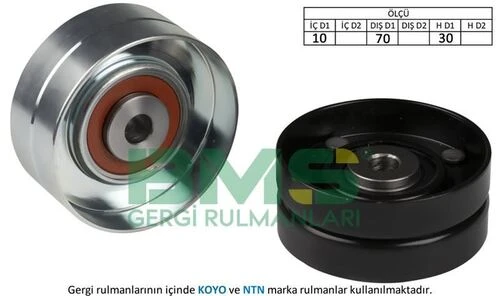 Bms 052  Alternatör Gergi Rulmanı CLIO I 1.7-1.8 91-98 - R19 I-Iı 1.7-1.8 88-96 ürün görseli 1