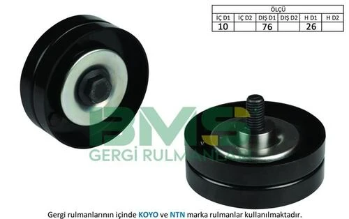 Bms 462  ALTERNATÖR GERGİ RULMANI ASTRA G-H-COMBO-CORSA 1.7 DTI ürün görseli