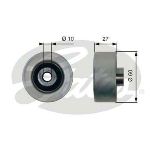 Gates T36431 V KAYIŞ GERGİ RULMANI TRANSIT CONNECT 1.8 TDCI 1.8DI