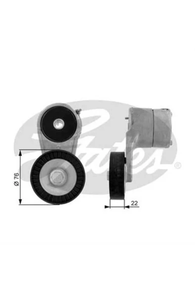 Gates T38212 V KAYIŞ GERGİ RULMANI ASTRA F G H VECTRA C CORSA C C ürün görseli 1