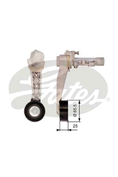 Gates T39127 V KAYIŞ GERGİ RULMANI C3 C4 C5 1.4 1.6 ürün görseli