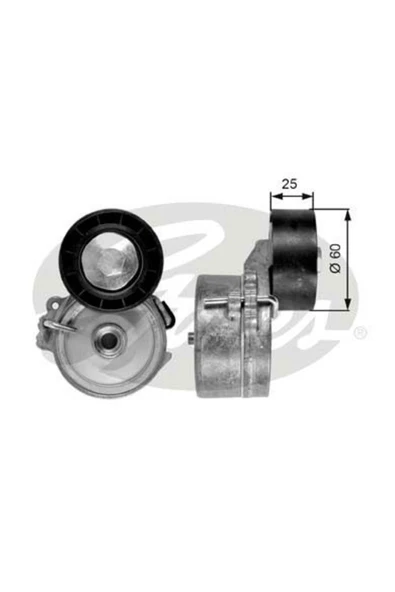 Gates T39033 V KAYIS GERGI RULMANI KUTUKLU PEUGEOT PARTNER 1.9 DW8 AC ürün görseli 1