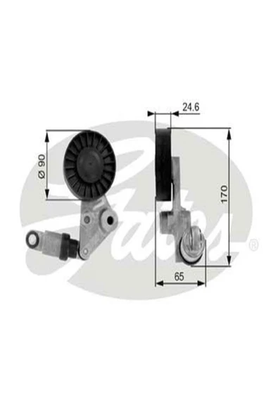 Gates T38239 V Kayis Gergi Rulmani Kutuklu ( Astra G Vectra B 2.0di X20dtl 1340530 1340548 (wh685179) ürün görseli