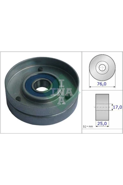INA 531075130  Alternatör V Kayış Gergi Rulmanı Passat 2.5 Tdı 98- ürün görseli 1