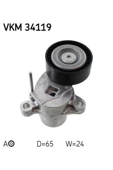 Vkm34119 V Kayış Gergi Rulmanı Ford: 1.0 Ecoboost Focus 12- Fiesta 12- Transit Courier 13- Monde ürün görseli 1