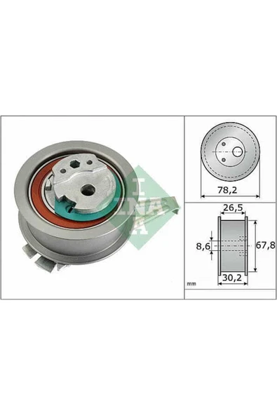 INA 531089410  Eksantrik Gergi Rulmanı Caddy Iv Golf Vı Vıı Jetta Iv Passat Polo A1 A3 A4 Q3 Leon 1.6 ürün görseli